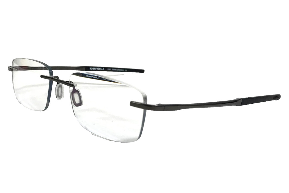 DENALI RISE MATTE GUN GUNMETAL RIMLESS AUTHENTIC EYEGLASSES FRAMES 54-17-145
